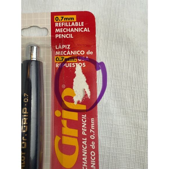 VTG Pilot Dr. Grip Mechanical Pencil 36104 0.7mm #BHDG7 NOS Deadstock - Picture 4 of 4